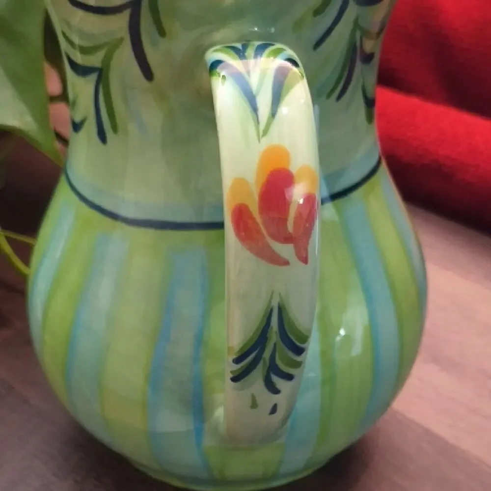 Gail Pittman Provence Ceramic Pitcher 48oz EUC